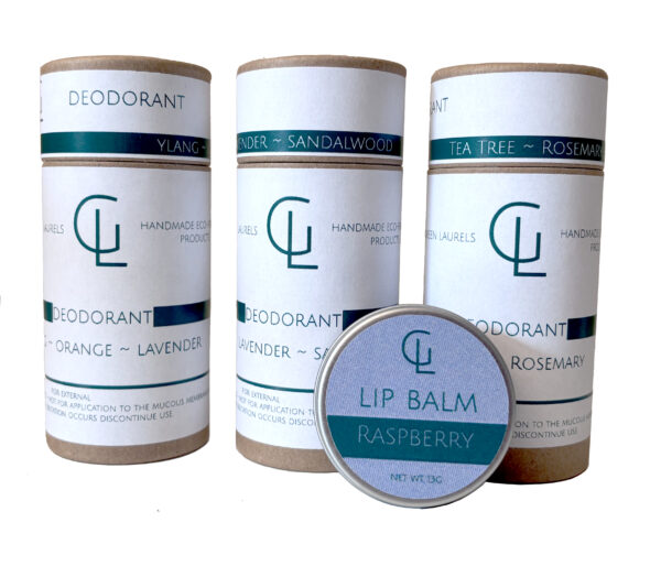 Natural Deodorant Buy 3 + get a FREE lip balm